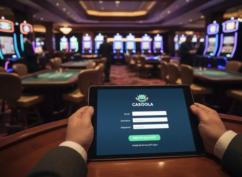 Casoola sign up guide for creating your account